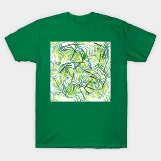 Colorful Tropical Fronds T-Shirt